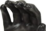 G & F Products - 6 PAIRS Men's & Women's Working Gloves with Micro Foam Coating - Garden Gloves Texture Grip - Work Glove For general purpose, construction, yard work, Medium, (1519M-6) Black