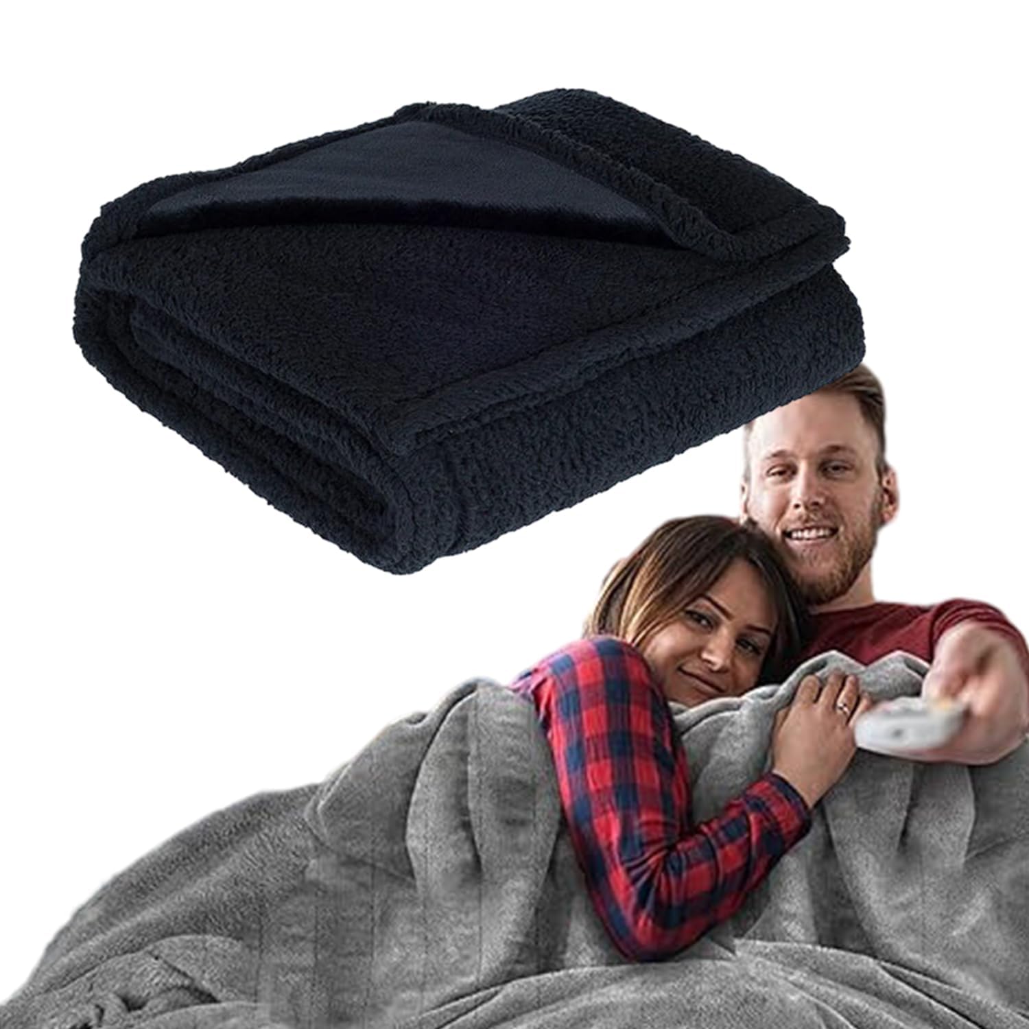Manta impermeable de amor para cama, sofá, perro, manta para gatos, perros, mascotas, Schwarz L: 145 x 165 cm