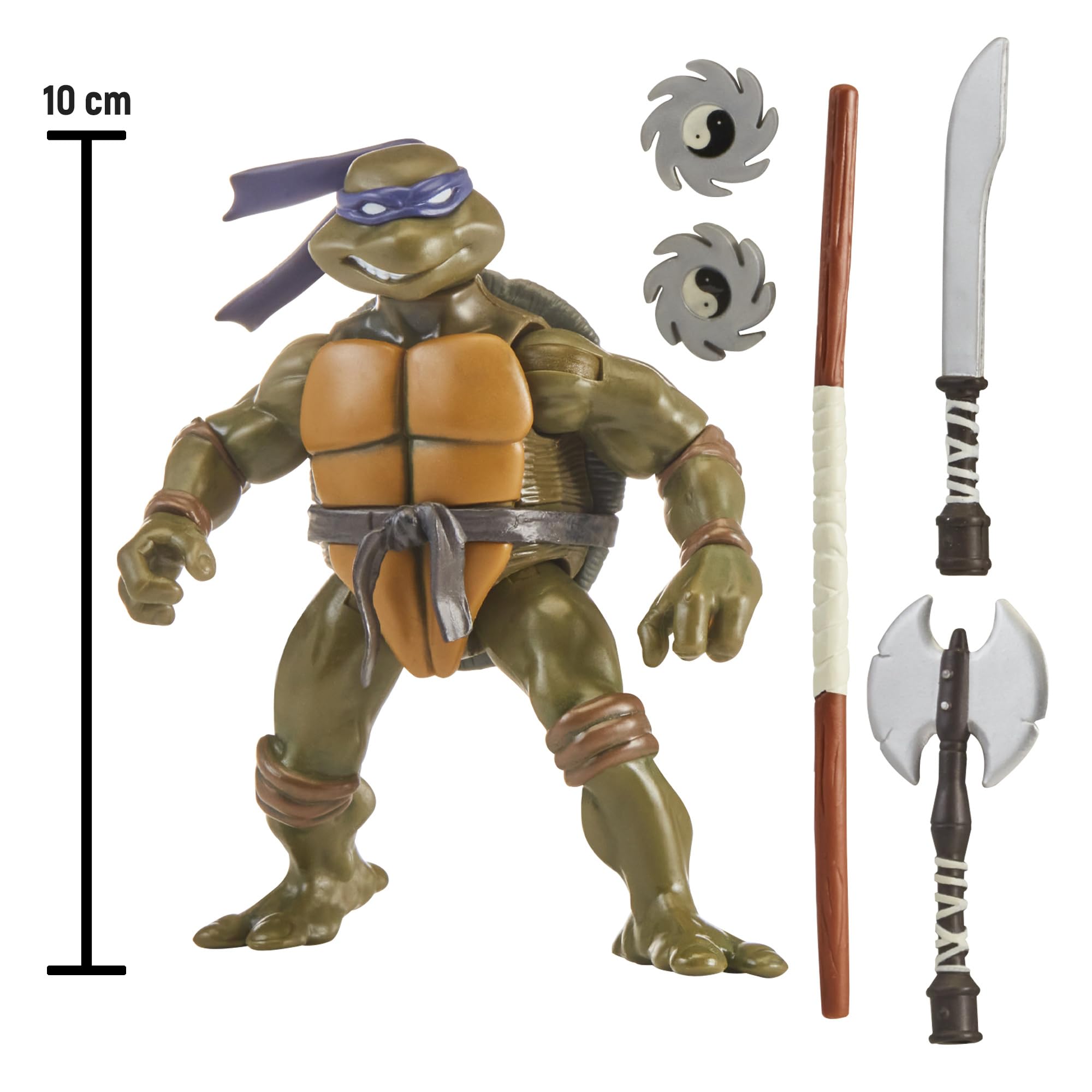 Teenage Mutant Ninja Turtles 83398CO - Figura gigante classica in scala da 30,5 cm, ispirata al programma televisivo originale del 1988, articolo da collezione per bambini dai 4 anni in su