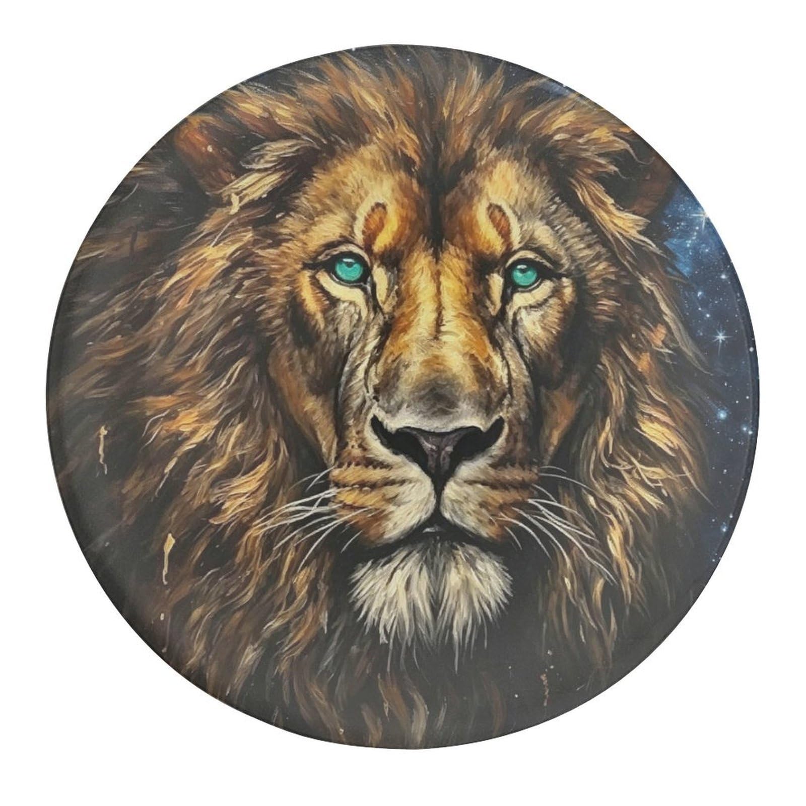 Golden-Brown Lion Refrigerator Magnet Fridge Magnet2 PCS