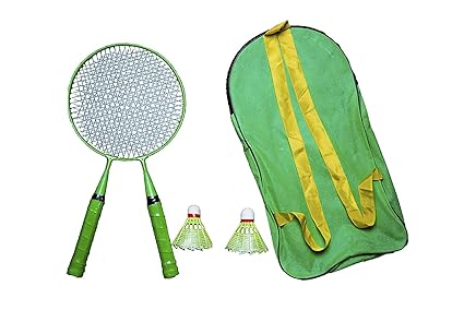 GKC Badminton Racket for Kids -Baby Badminton Toy Set for Children with 3 Shuttlecock and Backpack
