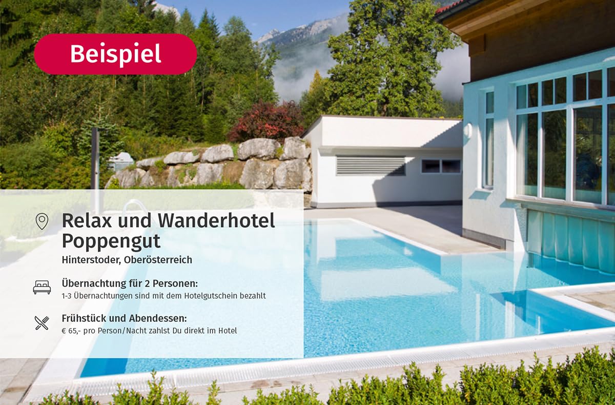 mydays Geschenkgutschein: Wellnessurlaub für 2