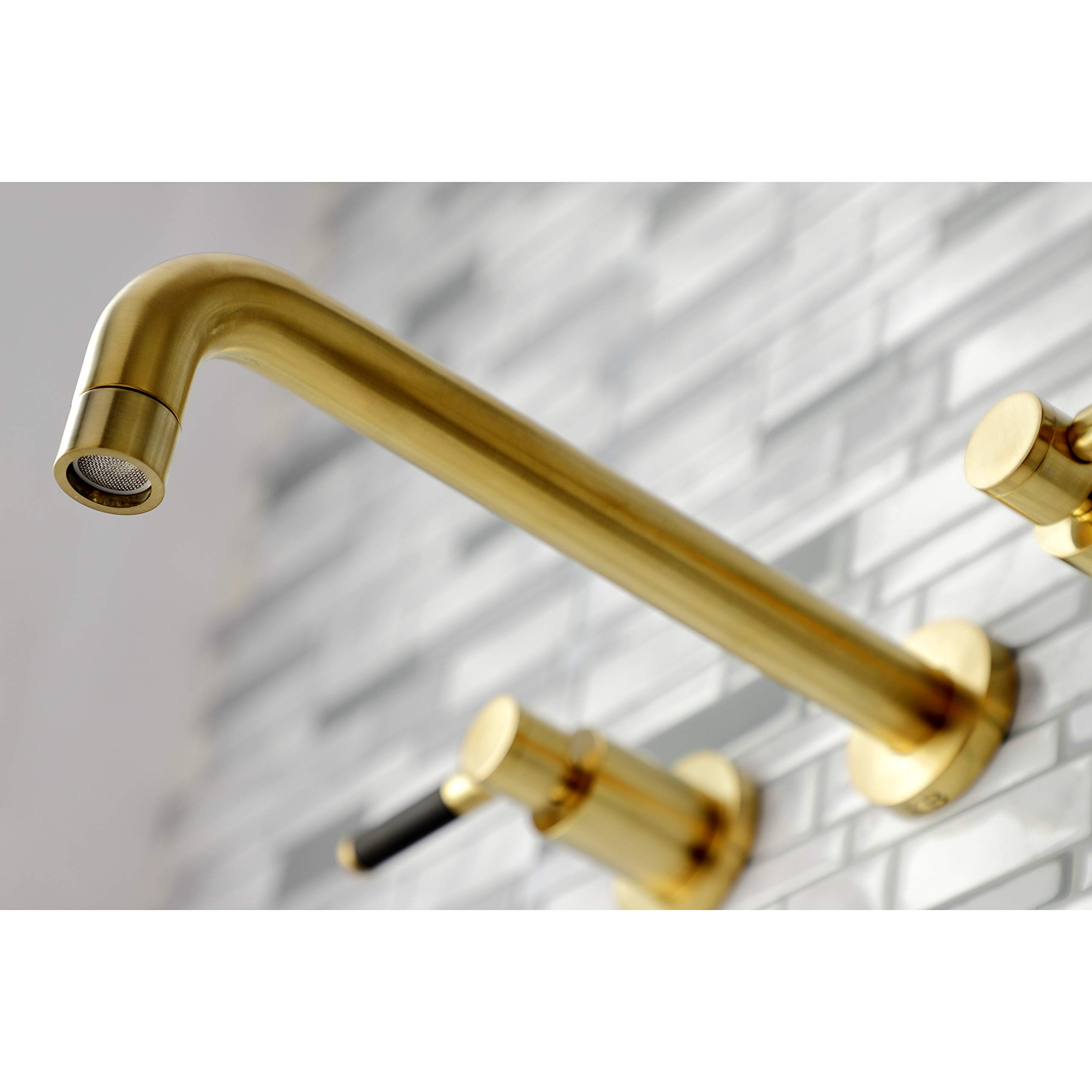 Kingston Brass KS8027DKL Kaiser Roman Tub Faucet, Brushed Brass