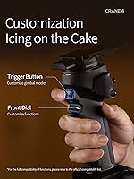 Vista 9 de ZHIYUN Crane 4, Estabilizador de cardán de 3 ejes para cámara DSLR y sin espejo, Nikon Sony Panasonic Canon Fujifilm BMPCC 6K, luz de relleno, carga