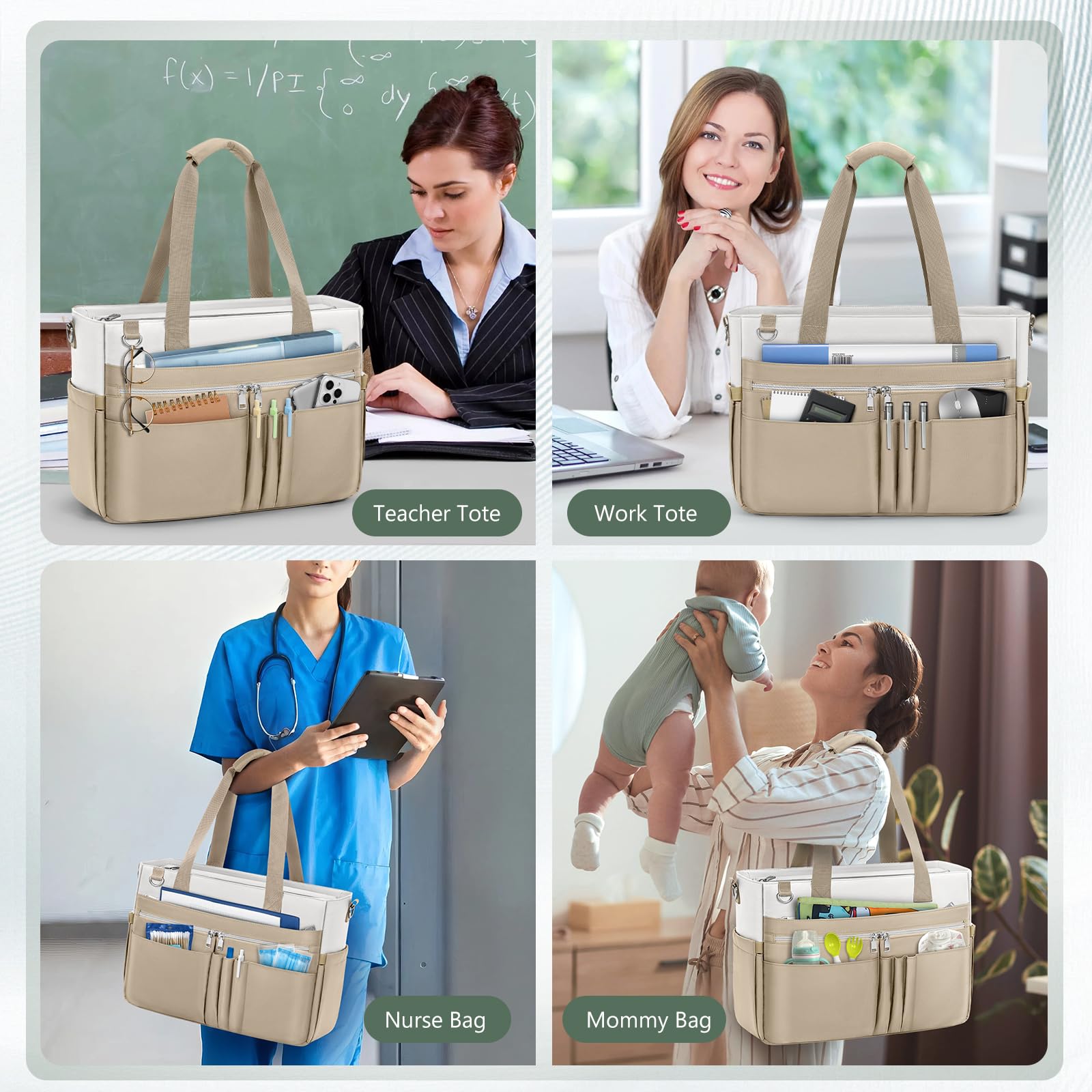 Rainmore 15,6 pollici Impermeabile per Donne Università Corsa - Dettaglio