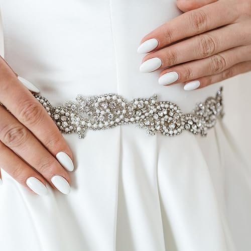 Miniatura 5 de 280 diamantes de imitación para coser con garra plateada con parte trasera plana para vestidos de boda, manualidades, ropa de disfraces y zapatos (7