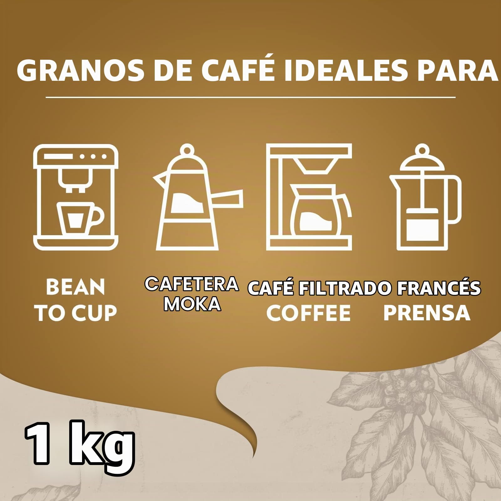 Lavazza, Qualità Oro, Café en Grano Natural, Ideal para la Máquina de Café Espresso, con Notas Aromáticas de Frutas y Flores, 100% Arábica, Intensidad 5, Tueste Medio, Paquete de 2 kg
