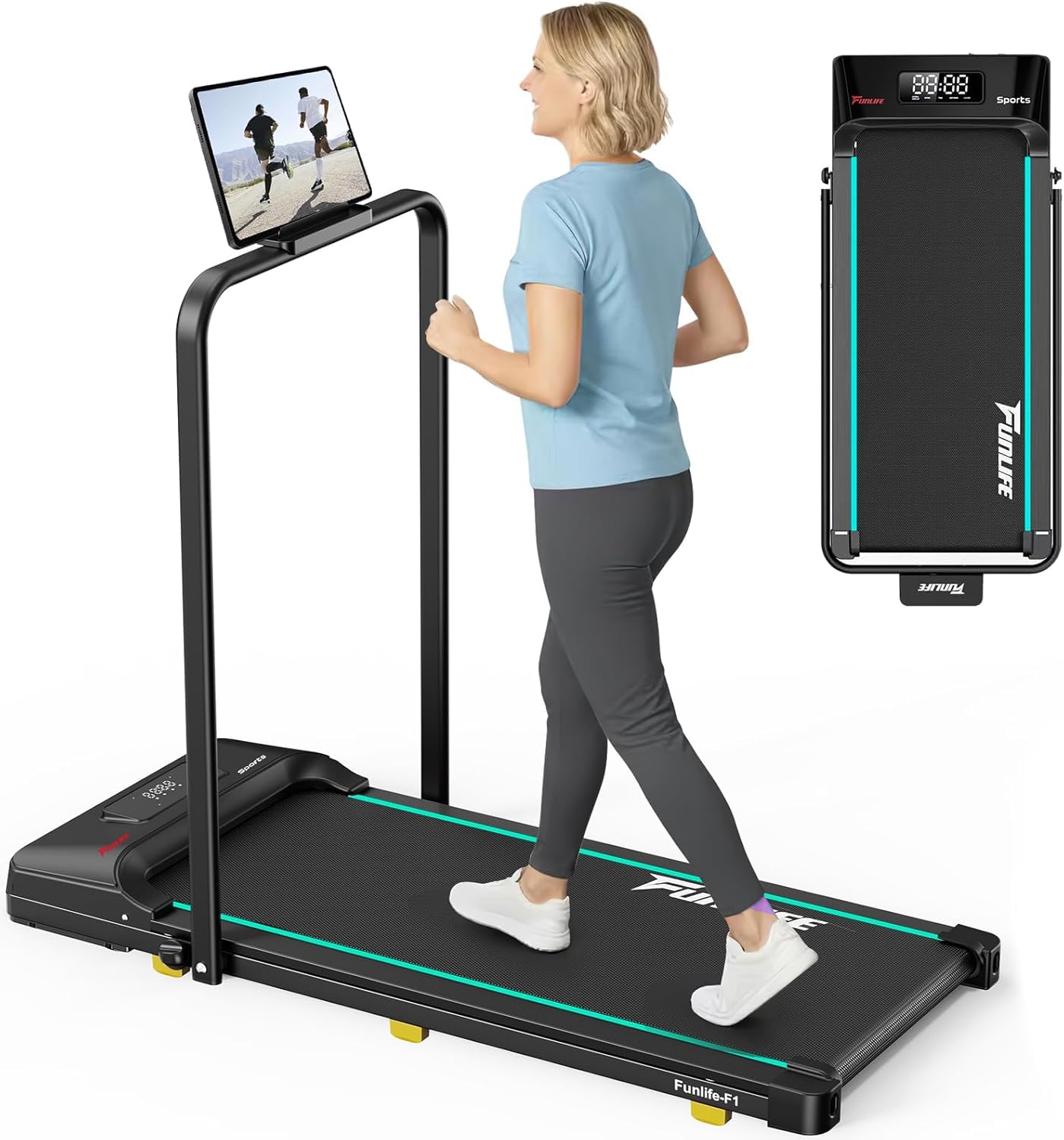 Sperax Tapis de Marche Walking Pad Silencieux Exercice à Domicile et au
