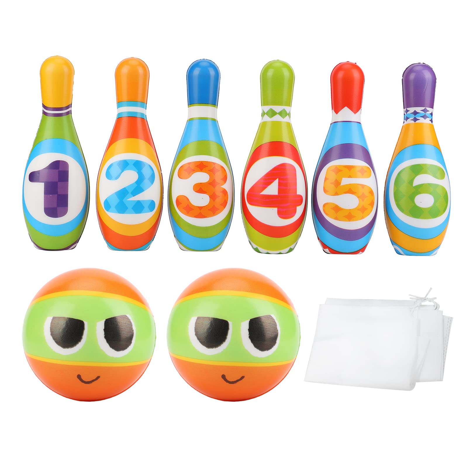 Zestaw Zabawek do Gry w Kręgle dla Dzieci Kręgle dla Dzieci Numer Zabawki Kręgle dla Dzieci Zabawka dla Dzieci Gra w Kręgle Zabawka dla Dzieci Zestaw Zabawek do Gry w (6