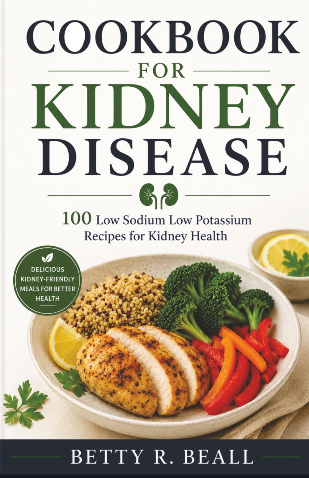 Cookbook for kidney Disease: 100 Low Sodium Low Potassium Recipes for Kidney Health