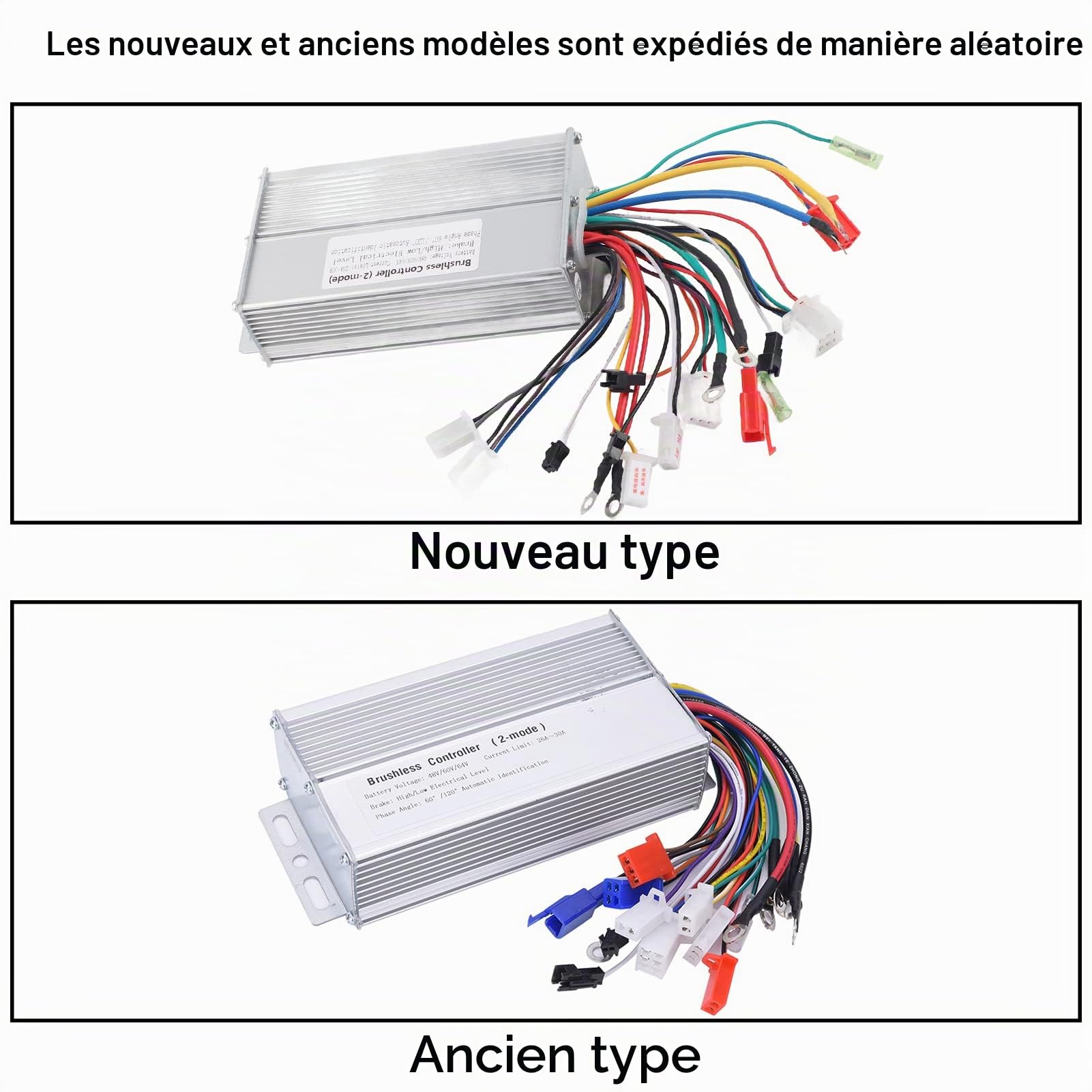 Contrôleur de Moteur, 48V 60V 64V 1000W-1500W Contrôleur de Moteur de Vitesse sans Balais pour Scooter électrique Contrôleur de Moteur de Vélo électrique Contrôleur de Moteur de Scooter électrique