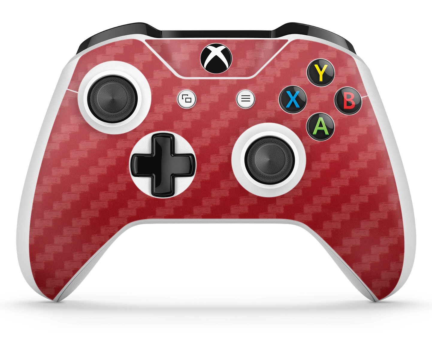 giZmoZ n gadgetZ 1 x Carbon Red Xbox One S Controller Skins Full Wrap Vinyl Sticker