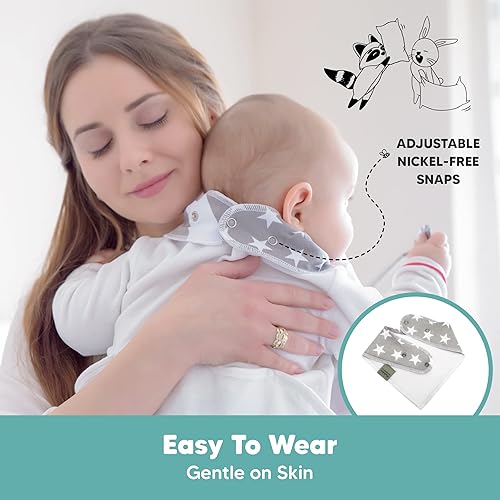 Miniatura 6 de KeaBabies Paquete de 10 baberos bandana para bebé y 8 baberos bandana para bebé, baberos bandana de algodón para niños, niñas, baberos de bebé,