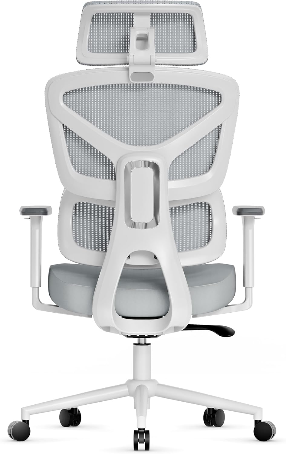 Ergonomic Office Chair, High Back Mesh Desk Chair with 4-Position Height Adjustable Back, 3D Armrests, Adaptive Lumbar Support, 3-Level Tilt Function, 3D Headrest, Comfy Computer Gaming Chairs