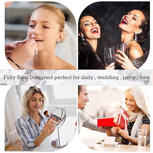 Miniatura 7 de Juego de 20 tipos de pestañas magnéticas 3D 5D con diferente densidad, pestañas magnéticas con 4 delineadores magnéticos y 2 pinzas, para mujeres y