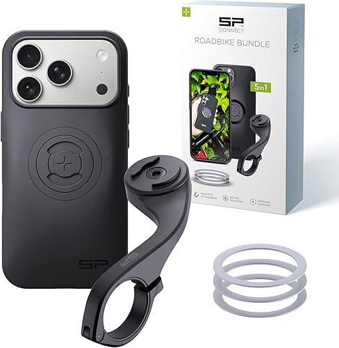 Miniatura 19 de SP CONNECT Paquete de bicicleta de carretera | SPC+ | Compatible con iPhone 14 Pro Max Negro