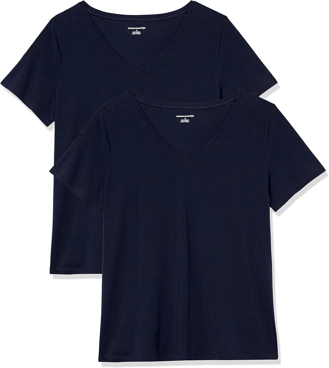 Camiseta Amazon Essentials manga corta talla extra para mujer