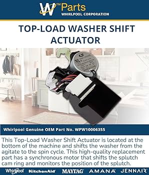 Amazon.com: Whirlpool WPW10006355 Genuine OEM Top-Load Washer
