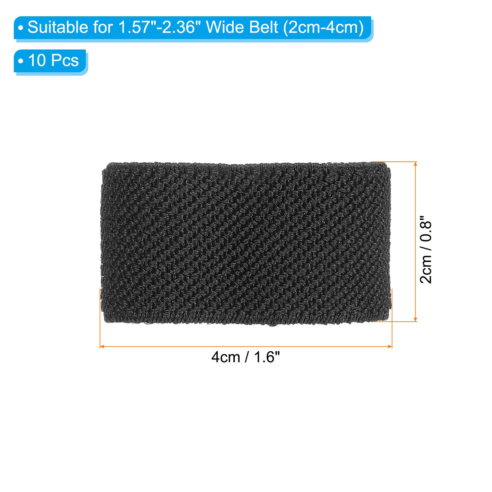 PATIKIL Fermacintura Elastici, 4pz Organizzatori per Cinghie