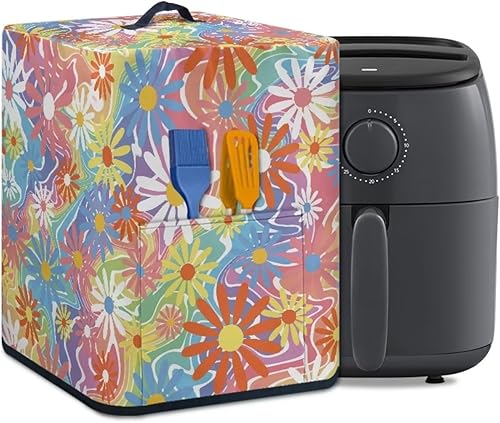 Miniatura 9 de Fundas para freidora de aire extra grandes, diseño de mariposa morada, accesorios cuadrados para freidora de aire de 5 a 6 cuartos de galón,