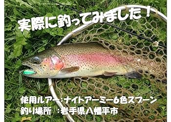 Amazon.co.jp: ナイトアーミー 釣具 3g スプーン 選べる 6色 10