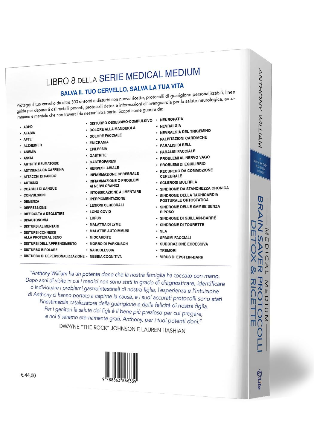 Medical Medium Brain Saver Protocolli Detox e Ricette: Per la salute neurologica, autoimmune e mentale. Proteggi il tuo cervello da oltre 300 sintomi con nuove ricette e protocolli detox