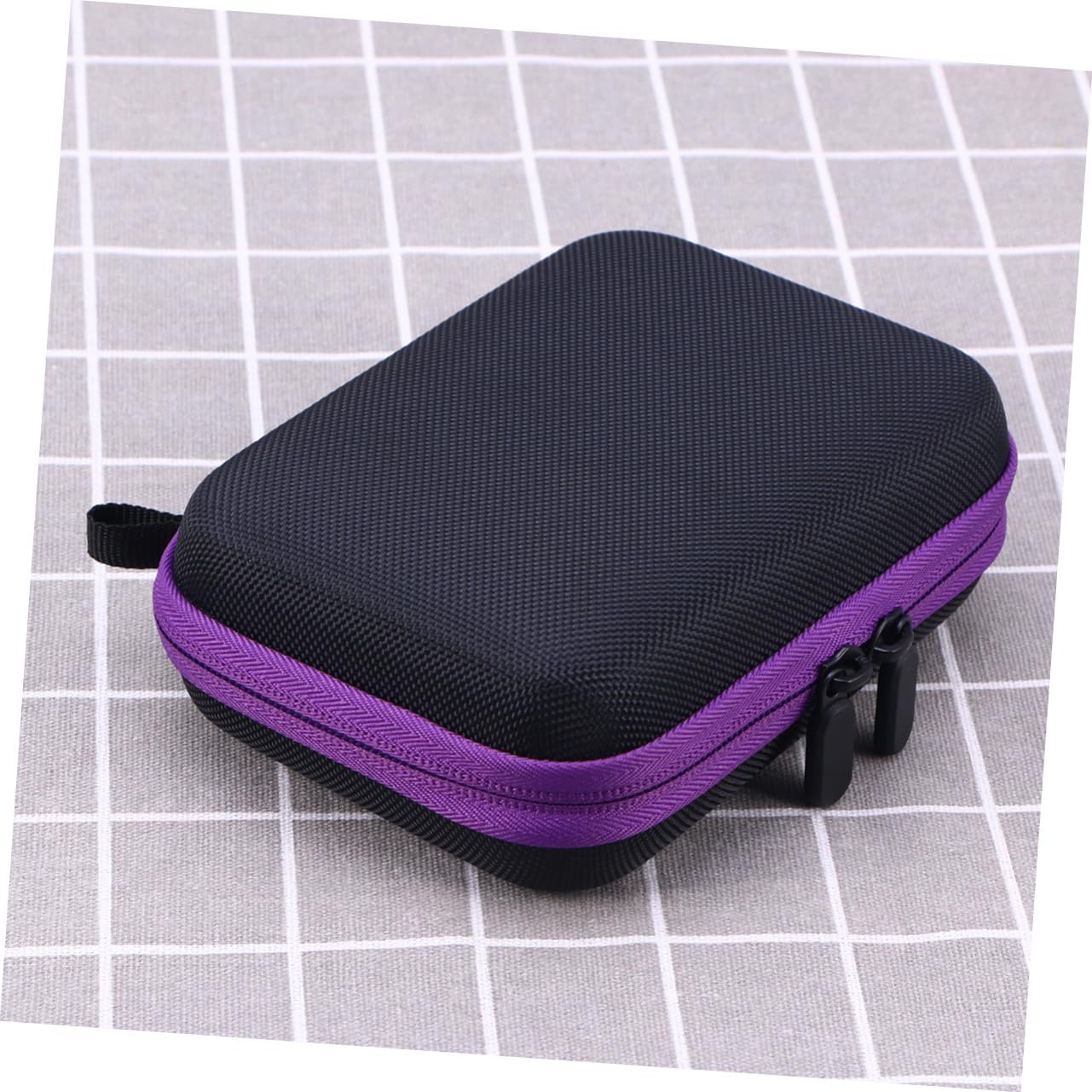 3pcs Large Capacity Essential Oil Perfume Storage Box Portable Lipstick Bag for Travel Home Double Zipper Compact Lightweight Perfect Present for Women