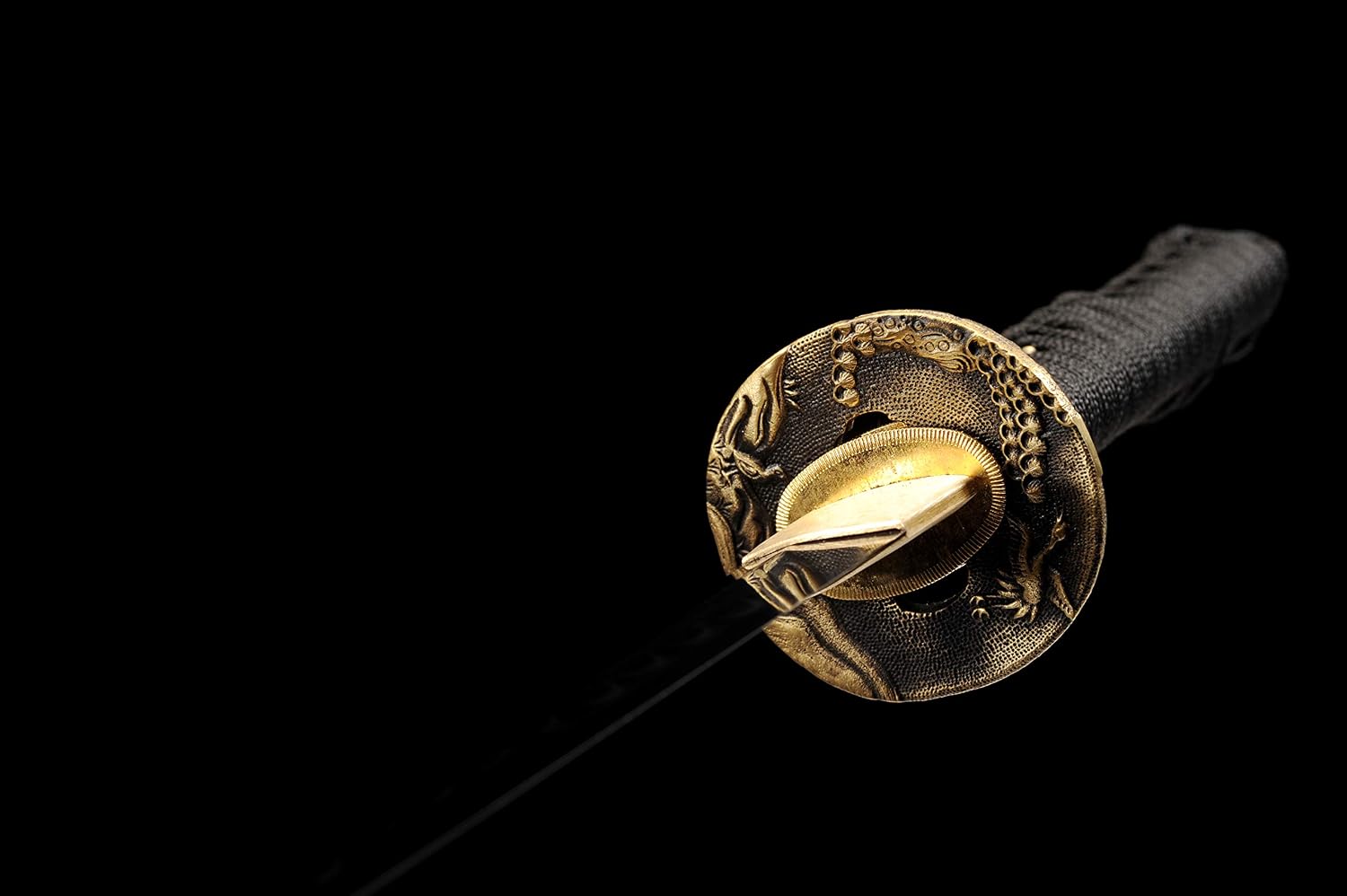 Handmade Japanese Zuiho Wakizashi T10 Steel Clay-Tempered Samurai Short Sword Katana