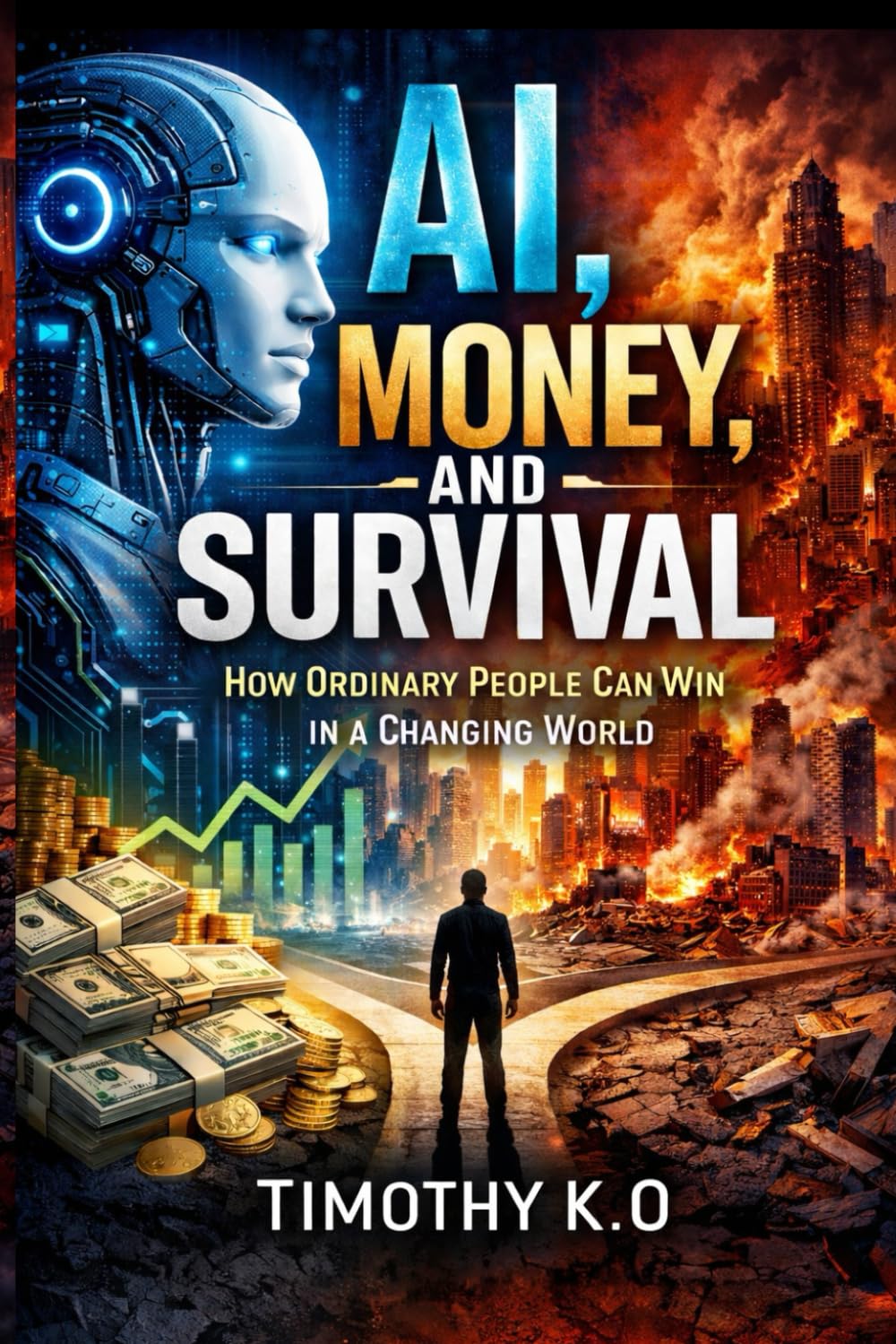 AI, MONEY AND SURVIVAL: How Ordinary People Can Win In A Changing World (THE HUMAN BEHAVIOR BLUEPRINT SERIES)
