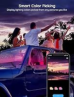 Vista 6 de Govee - Luces para interior de auto, tira de luz Led para auto, diseño de dos líneas, impermeables, 4 unidades de 48 ledes, controlador