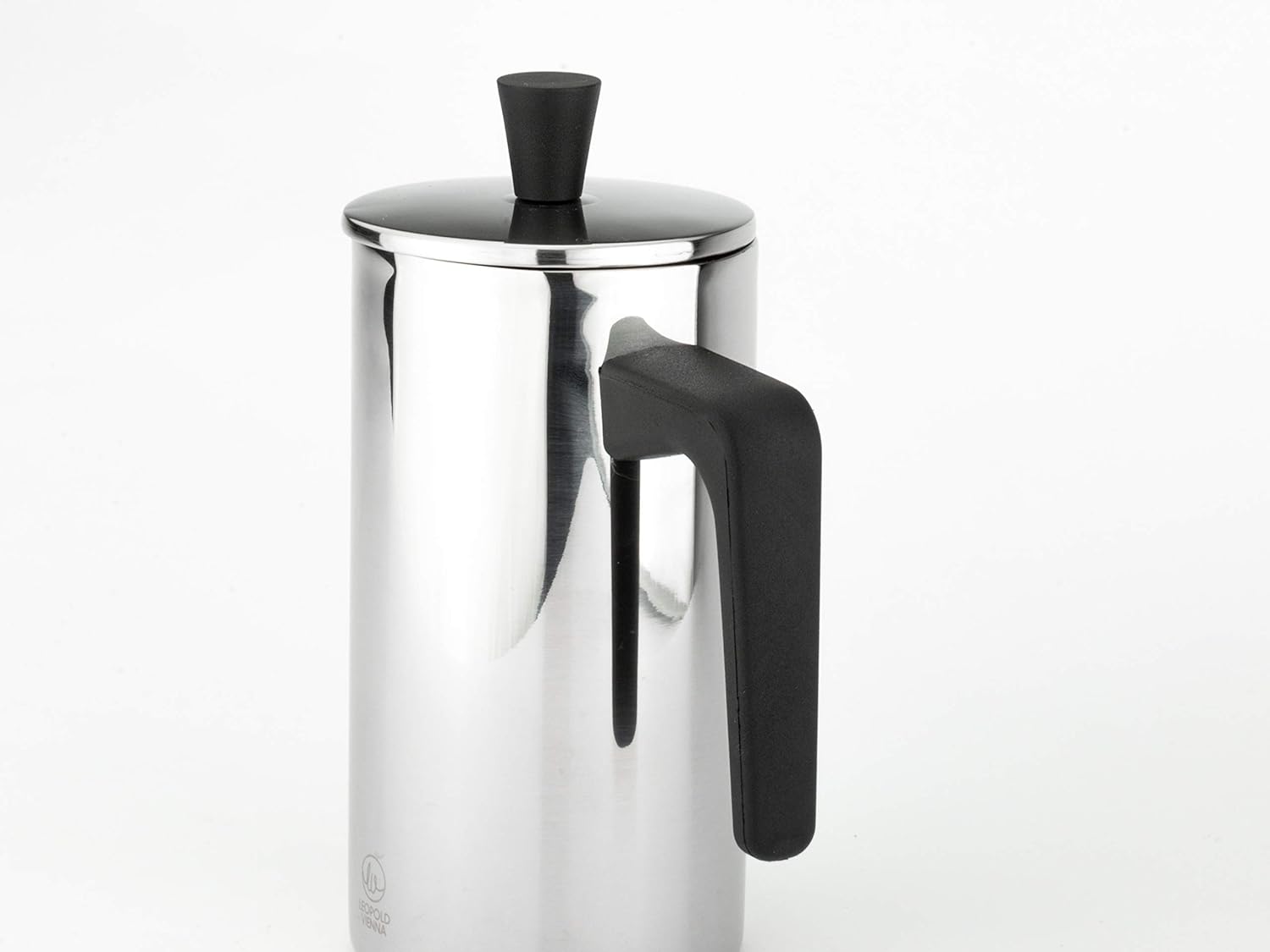 Leopold Vienna 700 ml Coffee Maker Double Walled Napoli, Stainless Steel, Silver, 10 x 15.5 x 19.8 cm