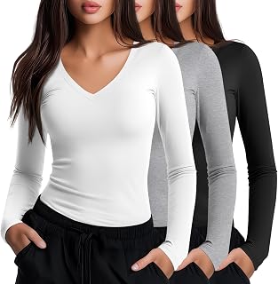 Neer 3 Pack Women Long Sleeve Underscrubs Shirts