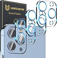 Vista 64 de UniqueMe para Paquete de 3 Protectores de Lente de Cámara para iPhone 15 Pro/iPhone 15 Pro Max, [Protección contra Caídas] [Compatible con Fundas]