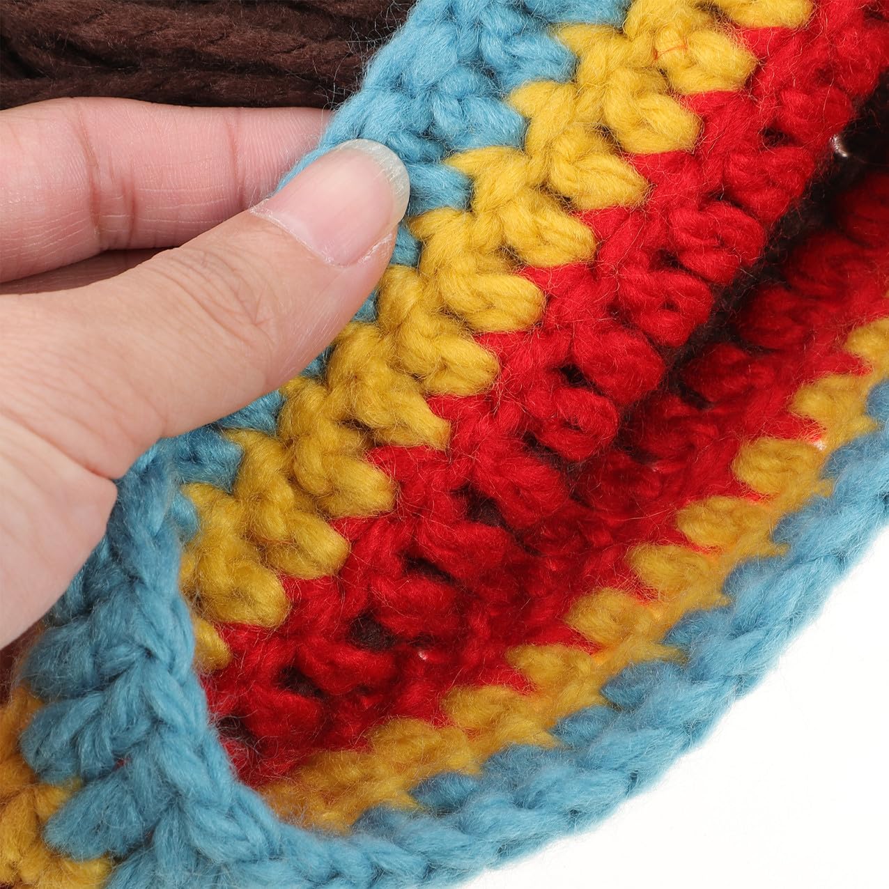 CALLARON Witzige Perückenkappe Beanie-Mütze Männer Bucket Hats Damen Hüte für Frauen warme Mütze Wollmütze weihnachtspräsente bescherung weihnachten Frauen Hut Damen Strickmütze Acryl