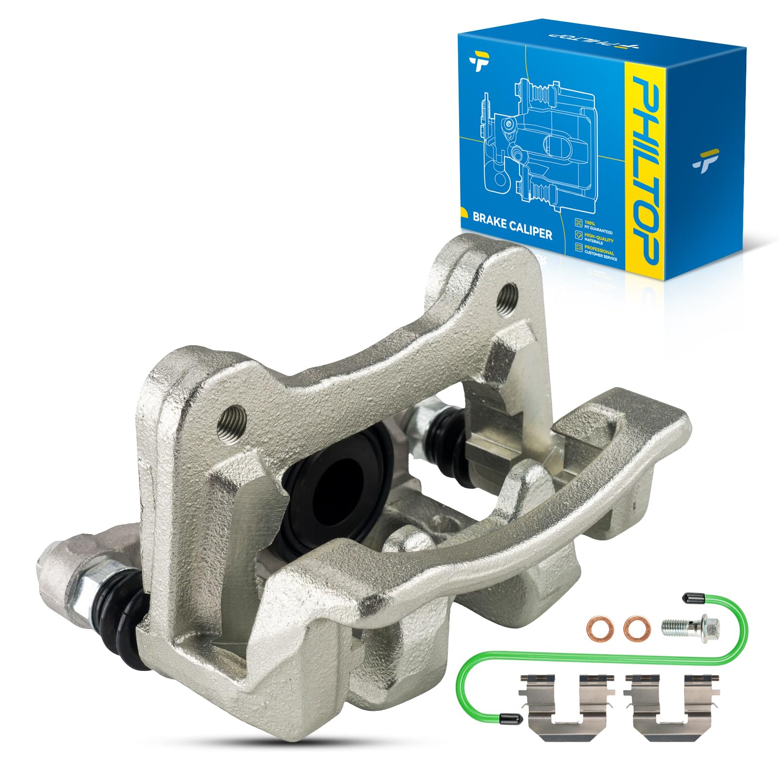 PHILTOP Rear Left Brake Caliper for Hyundai Sonata Kia Optima 19B6457