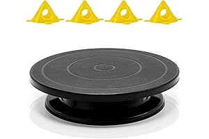LAMXD 11" Rotating Electric Turntable for Acrylic Paint Pouring