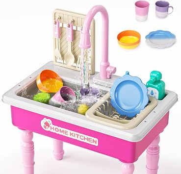 Doloowee Color Changing Kitchen Sink Toys Purple
