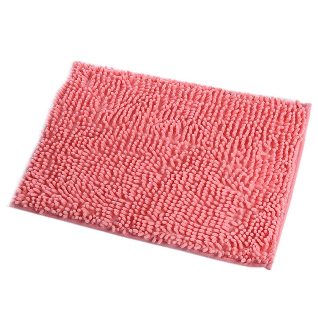 IVYRISE Bathroom Anti-Slip Bath Mat Skid Resistance Show Rug Carpet Pink