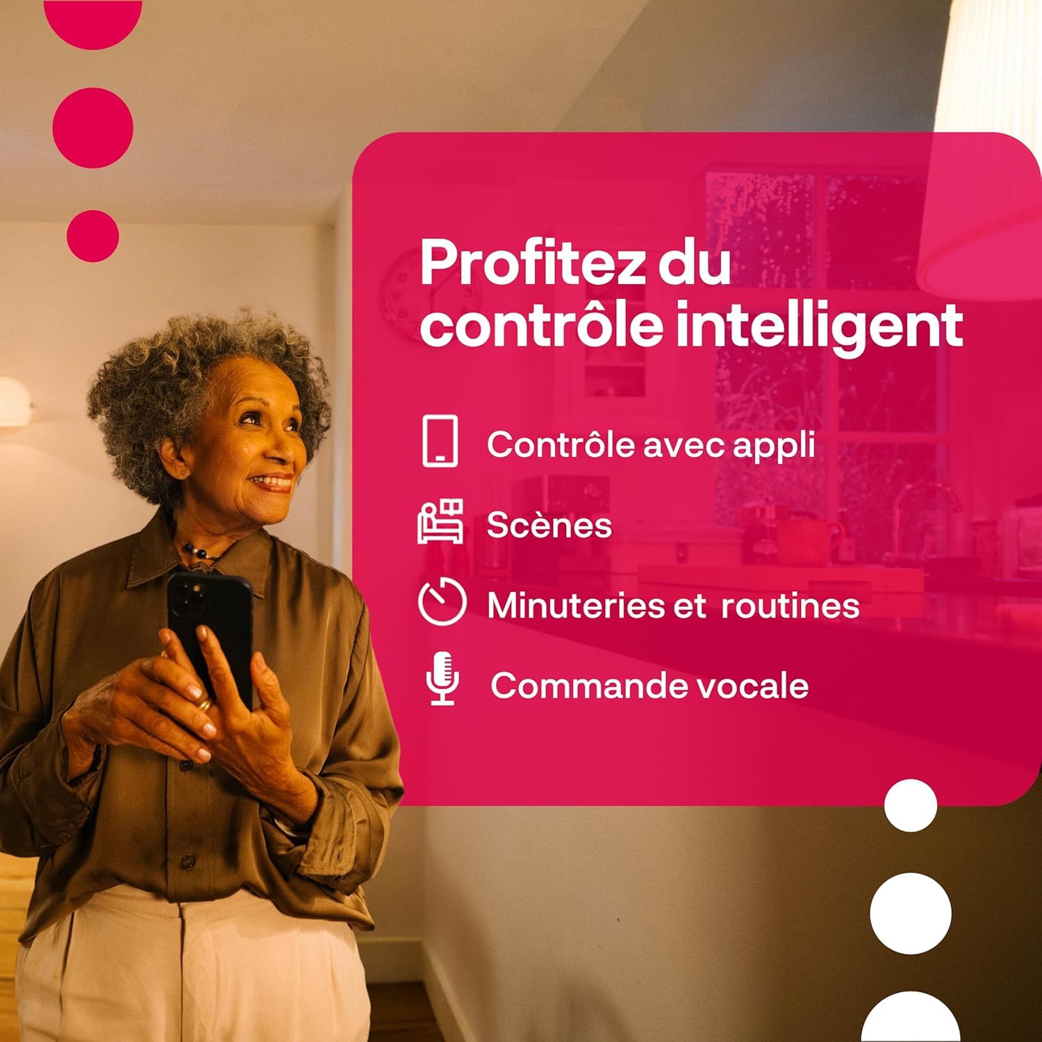 innr Ampoule Connectée Zigbee E27, Fonctionne avec Hue* et Alexa (Pont Requis), Filament Lampe, Blanc Chaud, Ampoules LED, Intensité Variable, 550 lumens - 4 Pièces