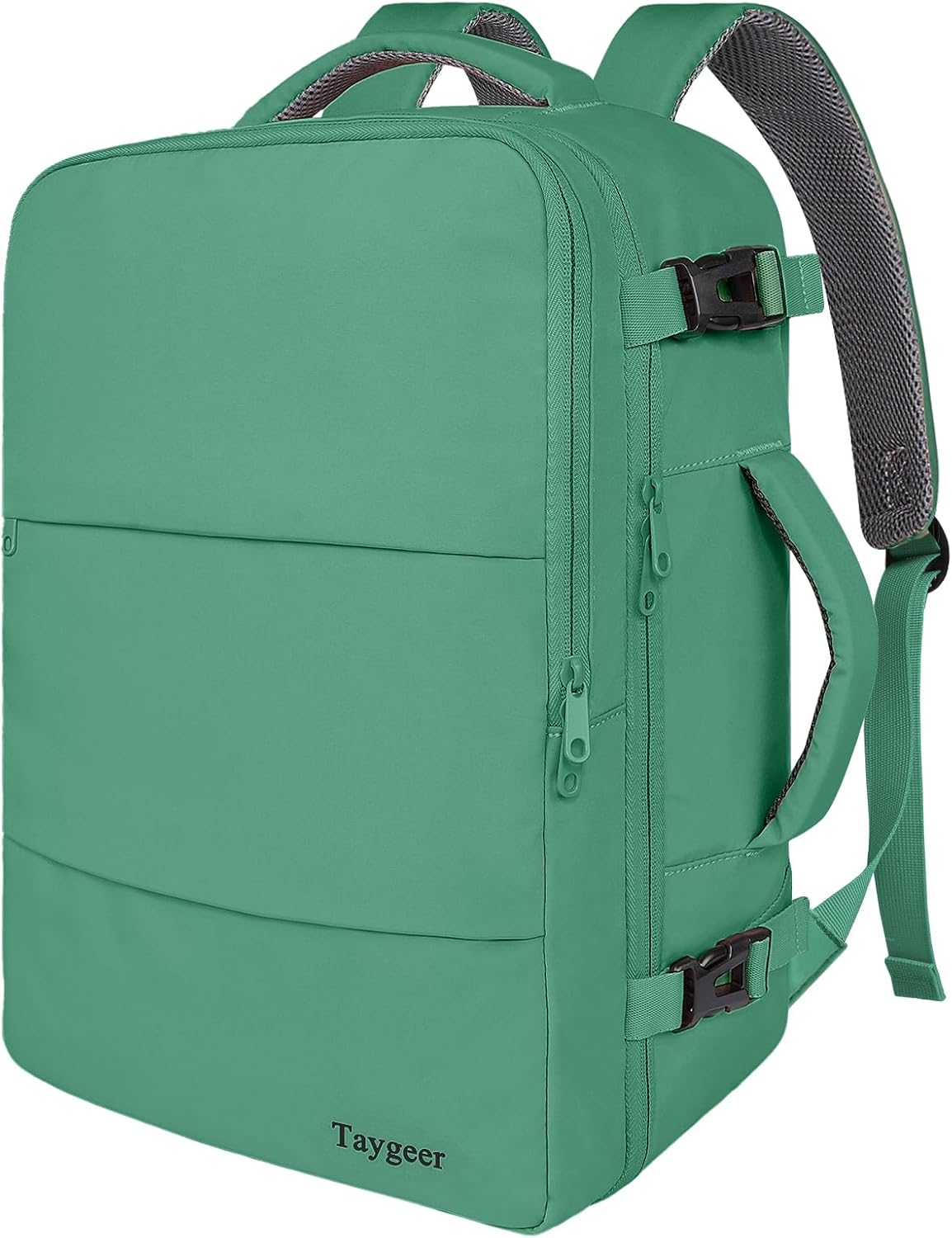 Taygeer Travel Backpack for Women, 40L Airline Approved Carry On with 17.3 inch Laptop Compartment, TSA Friendly Bag for Business Hiking Travel, Backpack Carry On Luggage for friend Gym Sport, Green