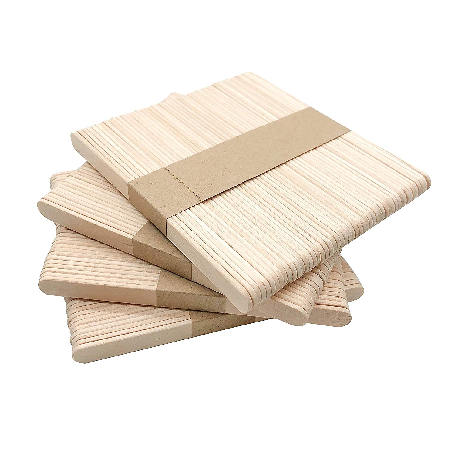 Perfect Stix Popsicle Sticks. Grade A Premium Popsicle Sticks, Pack of 1000CT, Food Grade 100% Natural Birch Wood, Premium Sticks.