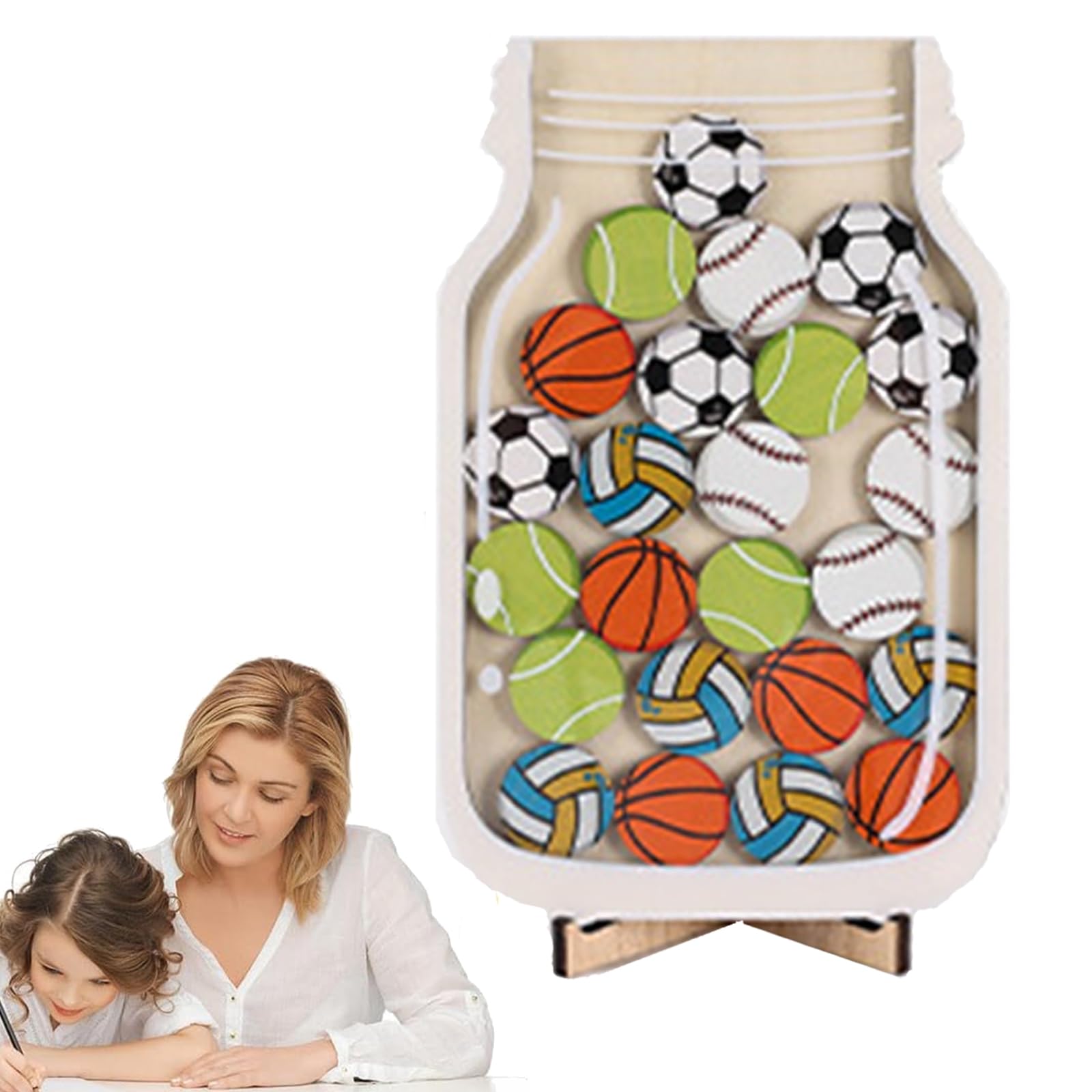 Reward Jars for Children, Reward Jar, Magnetic Reward Jar, Reward Jar and Tokens Reward Charts for Children Motivate Good Behavior Reward Jar System for Kids Home School Classroom