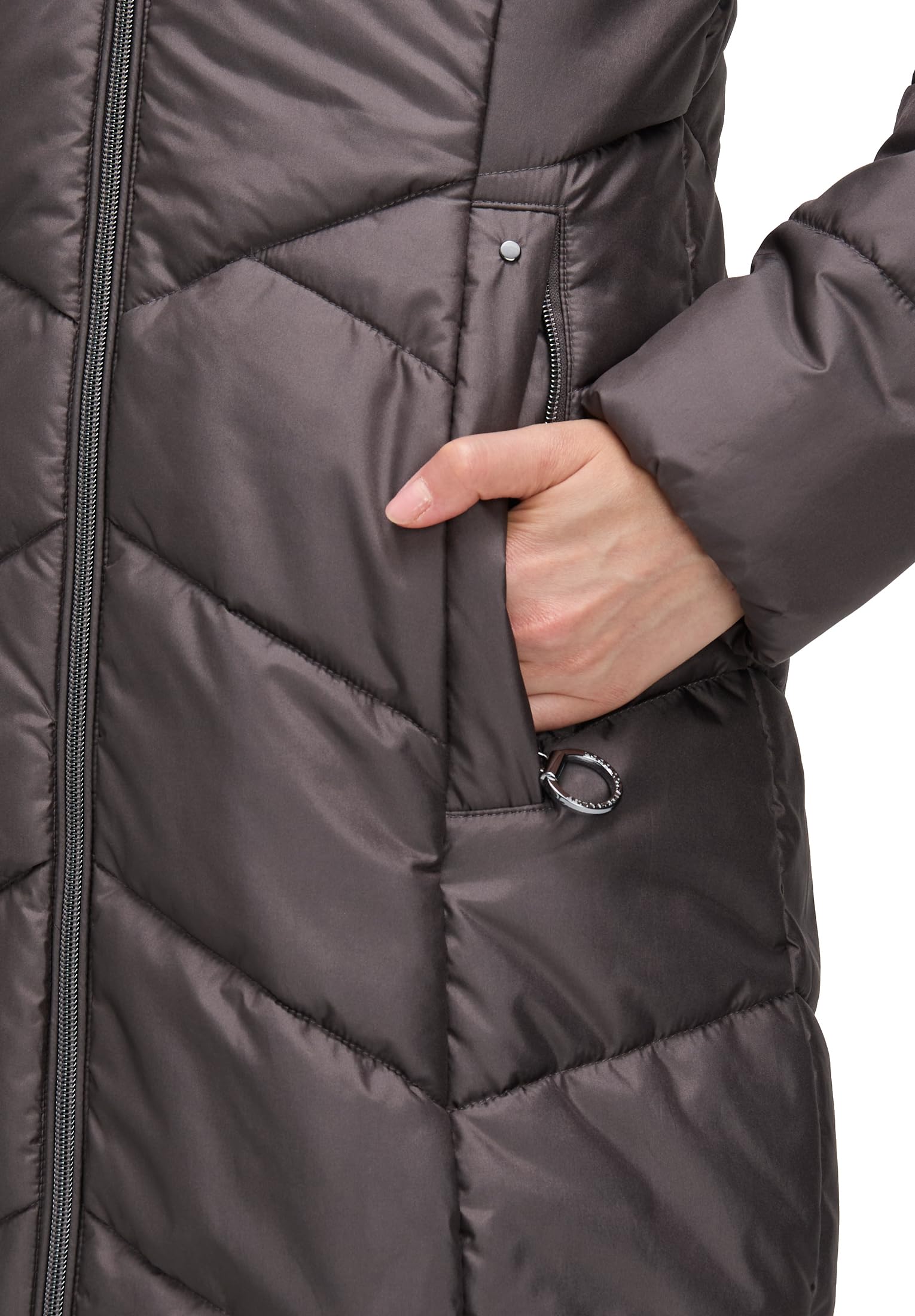 Betty Barclay Damen Outdoorjacke mit Abnehmbarer Kapuze