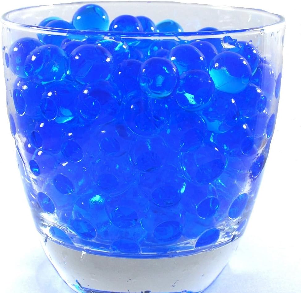 JellyBeadZ Brand Water Bead Gel 8 Ounce Package - Ice Blue