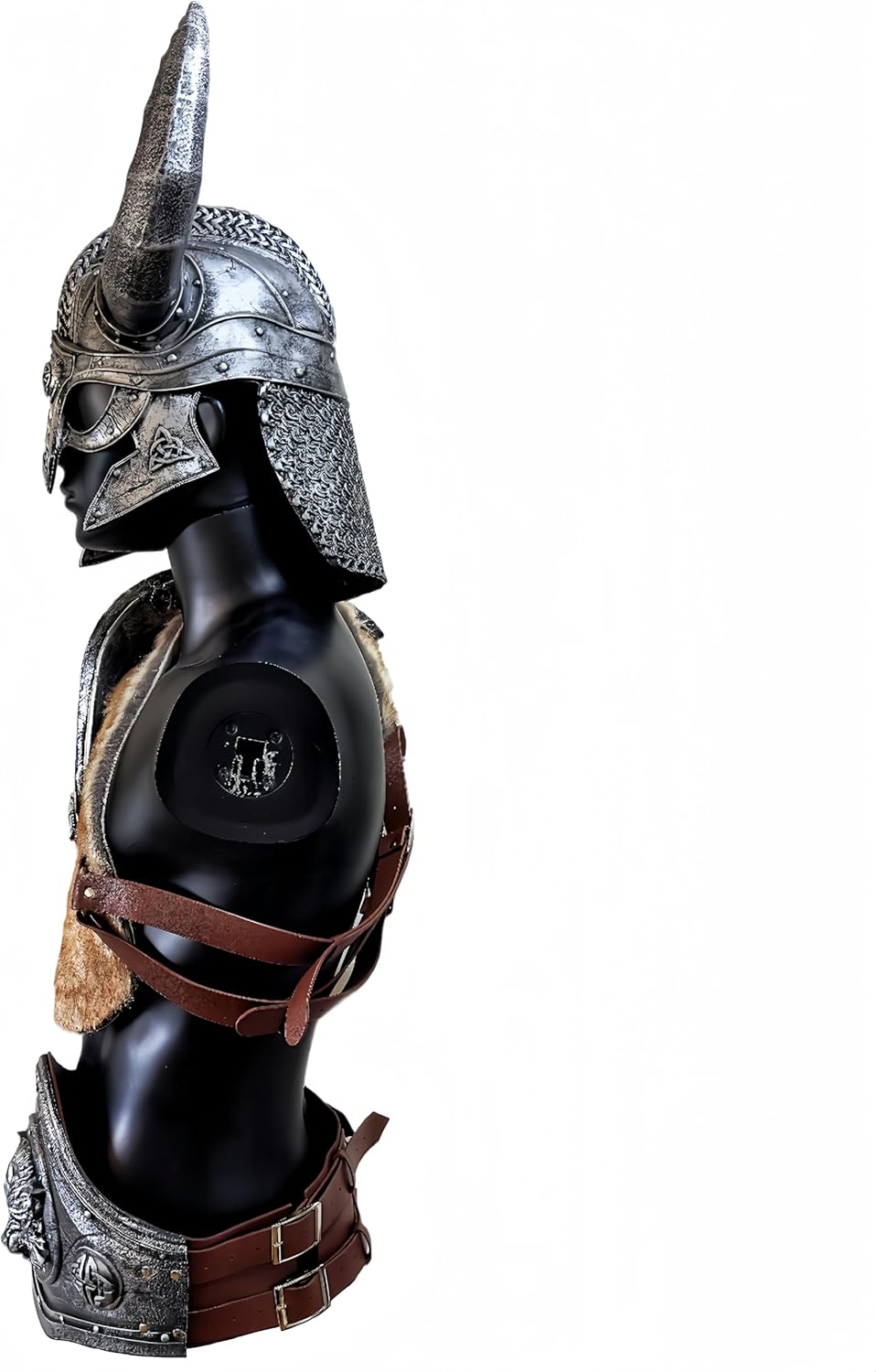 LOOYAR Adult Viking PU Foam Wolf Theme Armor Set - Authentic Norse Warrior Costume for LARP and Cosplay