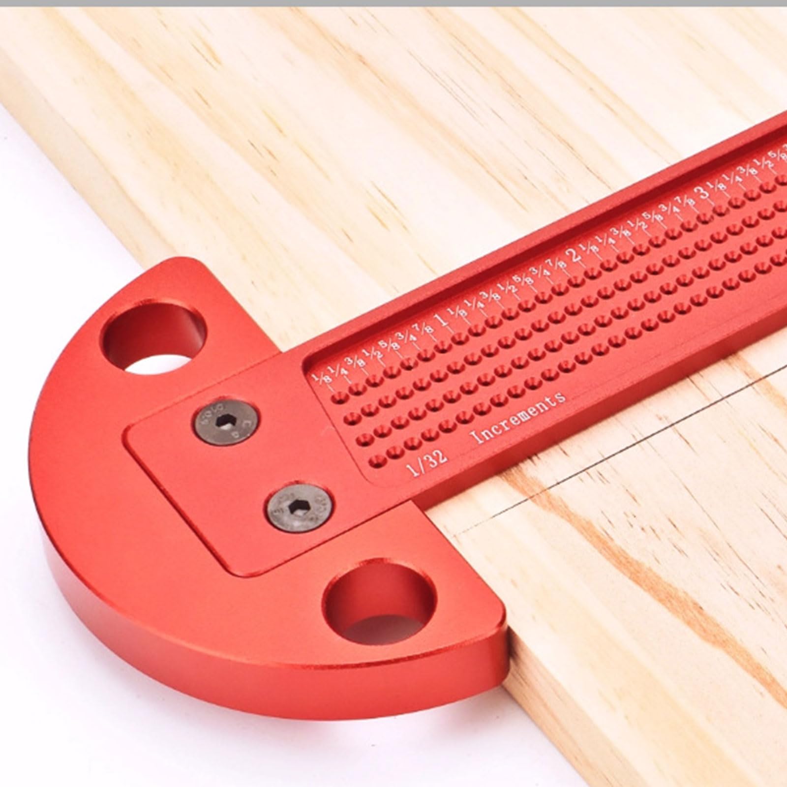 Righello tipo T per tracciatore per la lavorazione del legno,