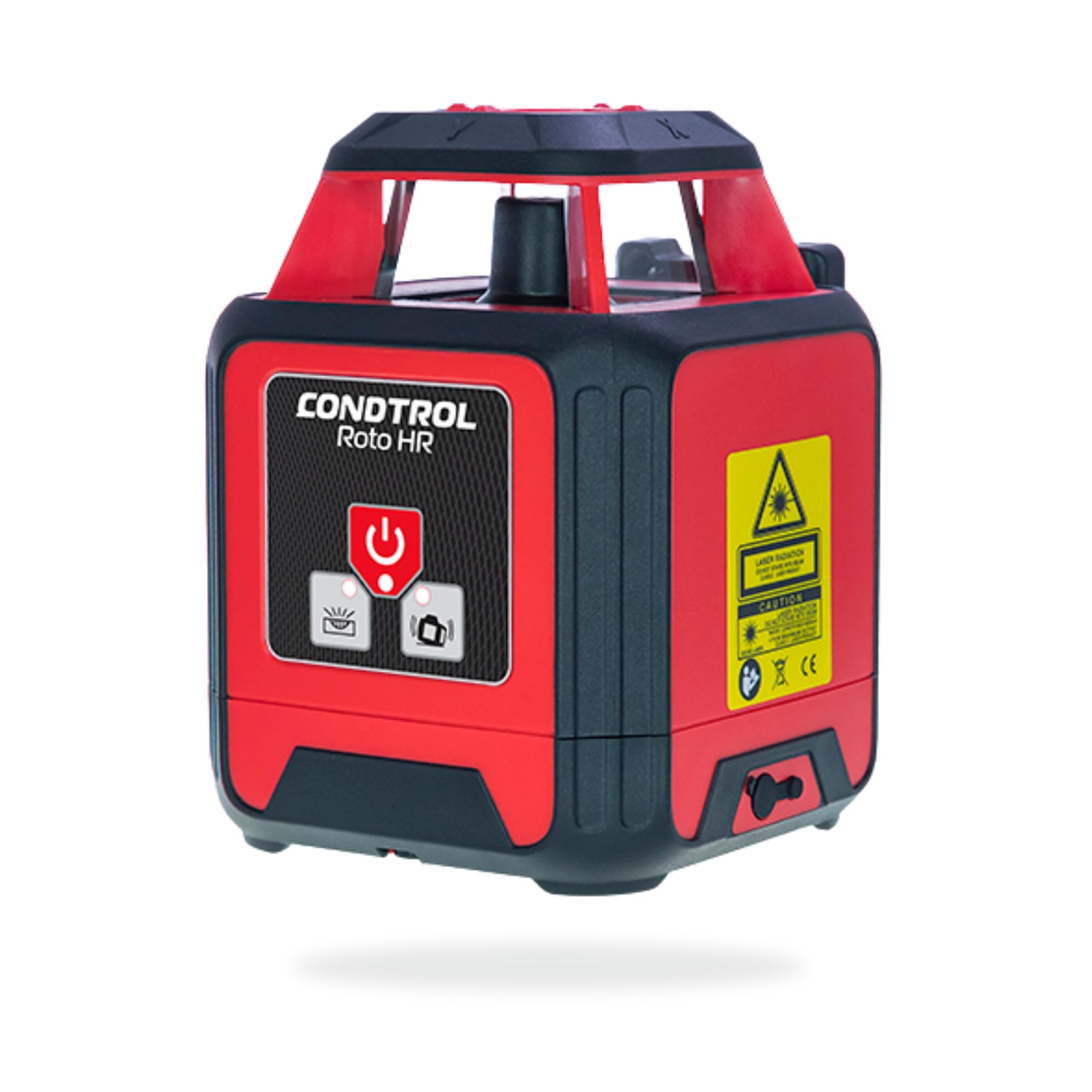 CONDTROL - Láser Rotativo ROTO HR Rojo - Alcance de Nivel con Célula 500m - Punto de Plomada Láser Rojo - Bluetooth - Garantía 2+1 Años - Se entrega con Accesorios