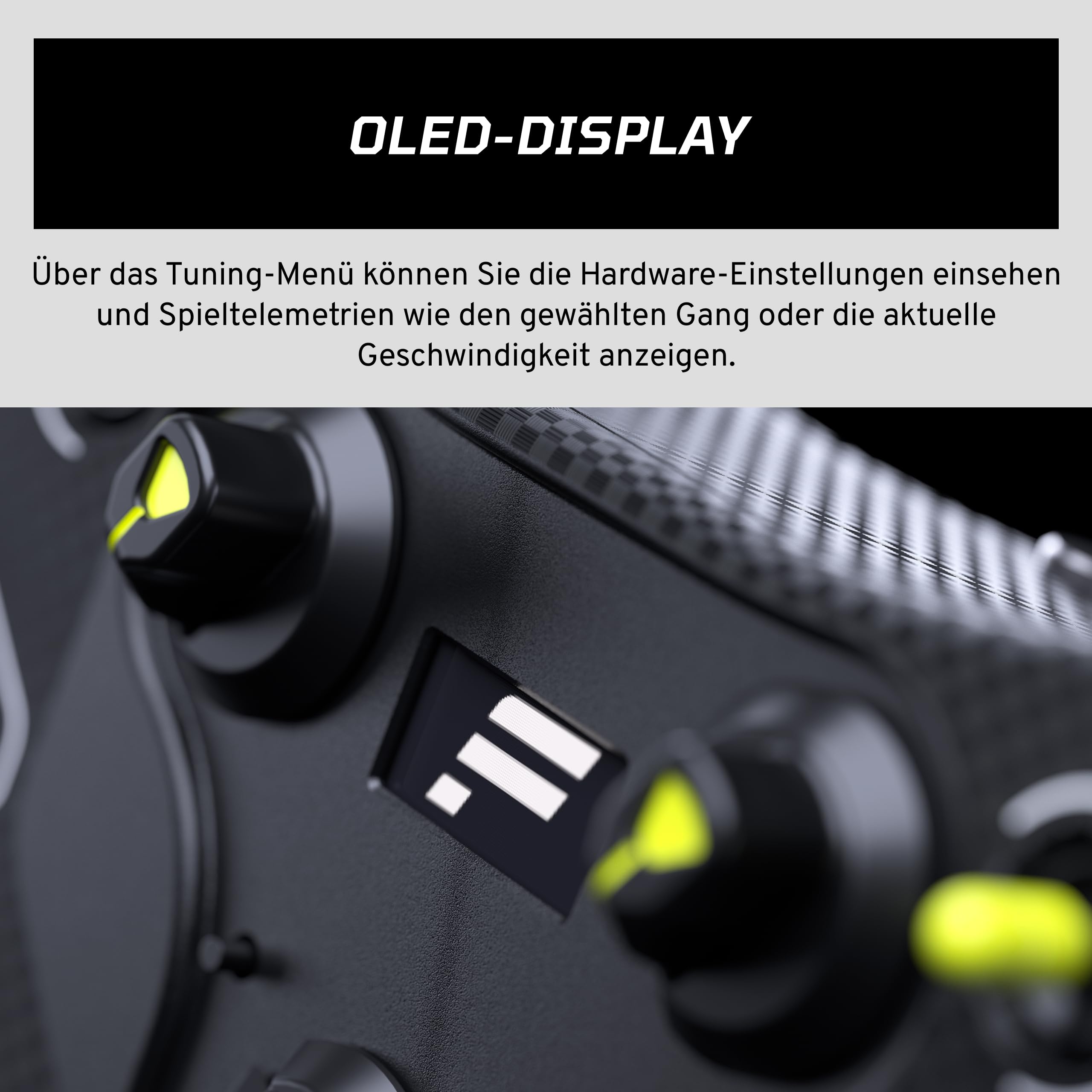 FANATEC Sim Racing CSL-Lenkrad GT3 PC Xbox OLED-Display QR2 Lite