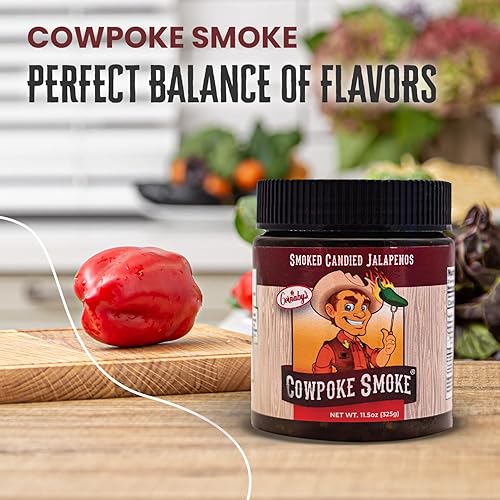 Miniatura 2 de Cornaby's Jalapeños confitados en un frasco, dulces y picantes, pimientos de jalapeño confitados, a base de plantas, sin OMG, sabor gourmet sin