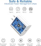 USBC Charger Block for iPhone 17 Charging Plug,MFI Certified Fast USB C Wall Cube 2Pack Power Adapter for iPhone 17/Air/16/16E Pro/Plus/Pro Max/15/14/13/12/11,for iPad Air/Mini USB-C Charge Brick Box